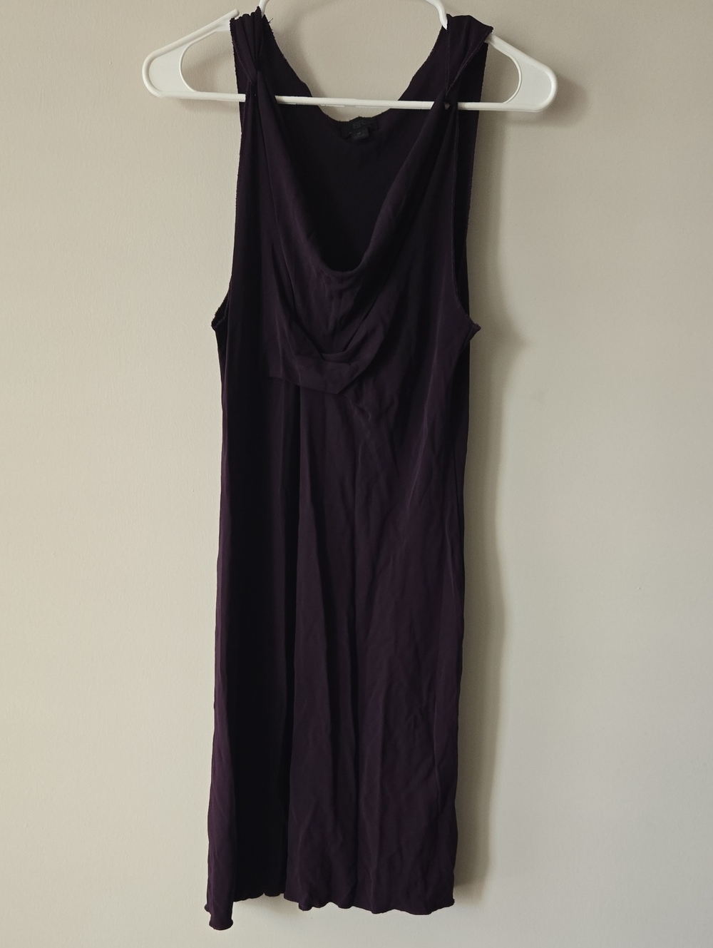 Banana Republic - Draped Cowl Neck Dress In Purple